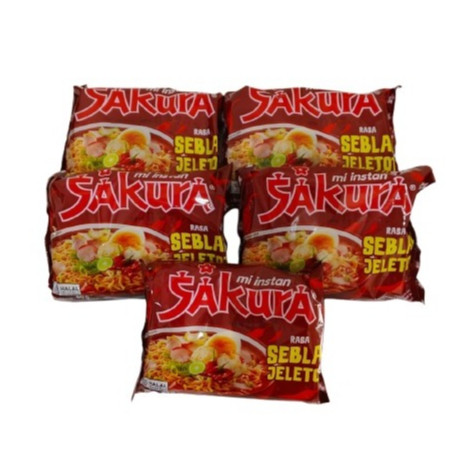 Mie Sakura Seblak Kuah isi 5 Pcs Kuah Seblak Jeletot 60gr