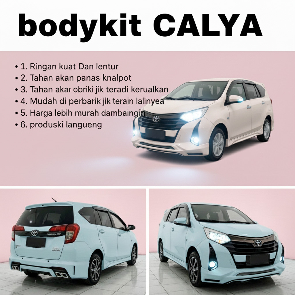 BODYKIT TOYOTA CALYA FACELITE 2018-2026 BODYKIT CAYLA