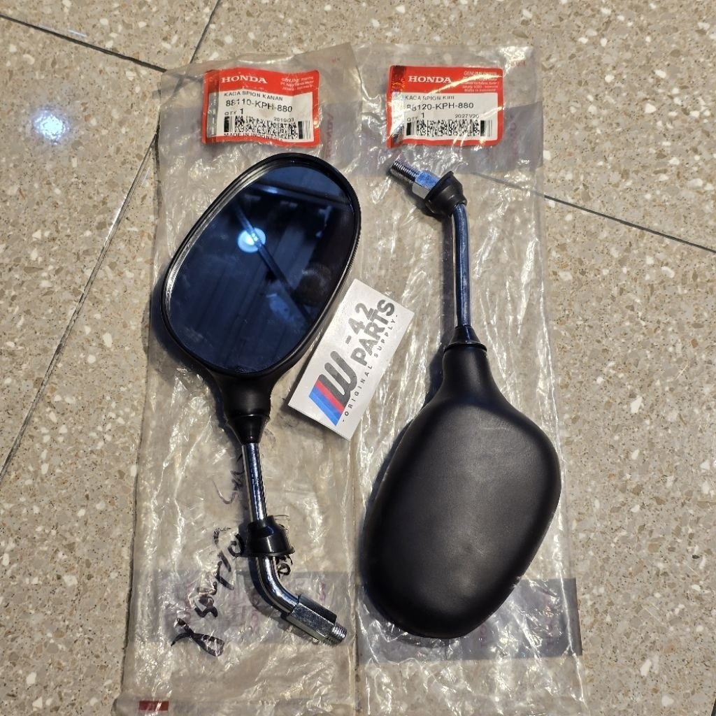KACA SPION SET KANAN KIRI KARISMA X D 125 D PNP KIRANA 125 SUPRA X 125 ORIGINAL AHM 88110 88120 KPH 