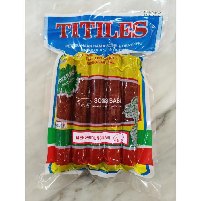 SOSIS  BABI TITILES 250GR LAPCIONG BABI TITILES