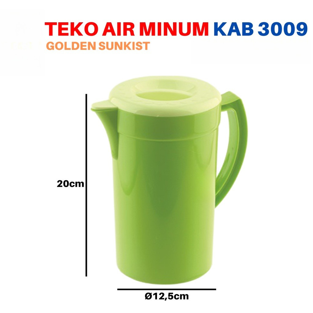 Teko Eskan Air Minum Tempat Air Minum KAB 3009 Golden Sunkist