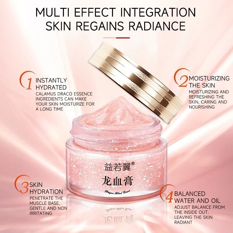 Krim Dragon Blood Cream 50gr - Pencerah Wajah Alami Pemutih Concealer Krim Pemutih Muka Putih Glowin