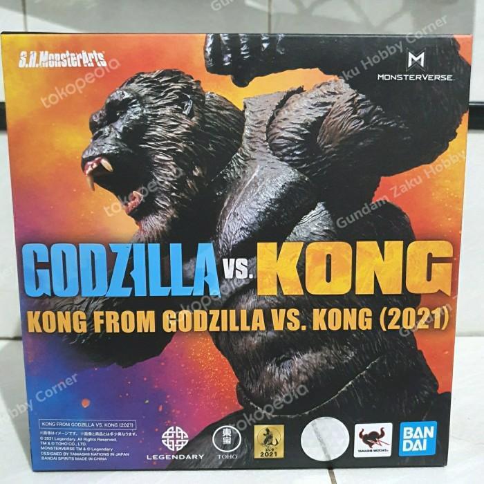 S H MONSTERARTS KING KONG 2021 from GODZILLA VS KONG BANDAI