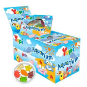 Yupi Aquarium Box Isi 12 Pcs - Permen Gummy Kenyal Bentuk Ikan Aneka Rasa --