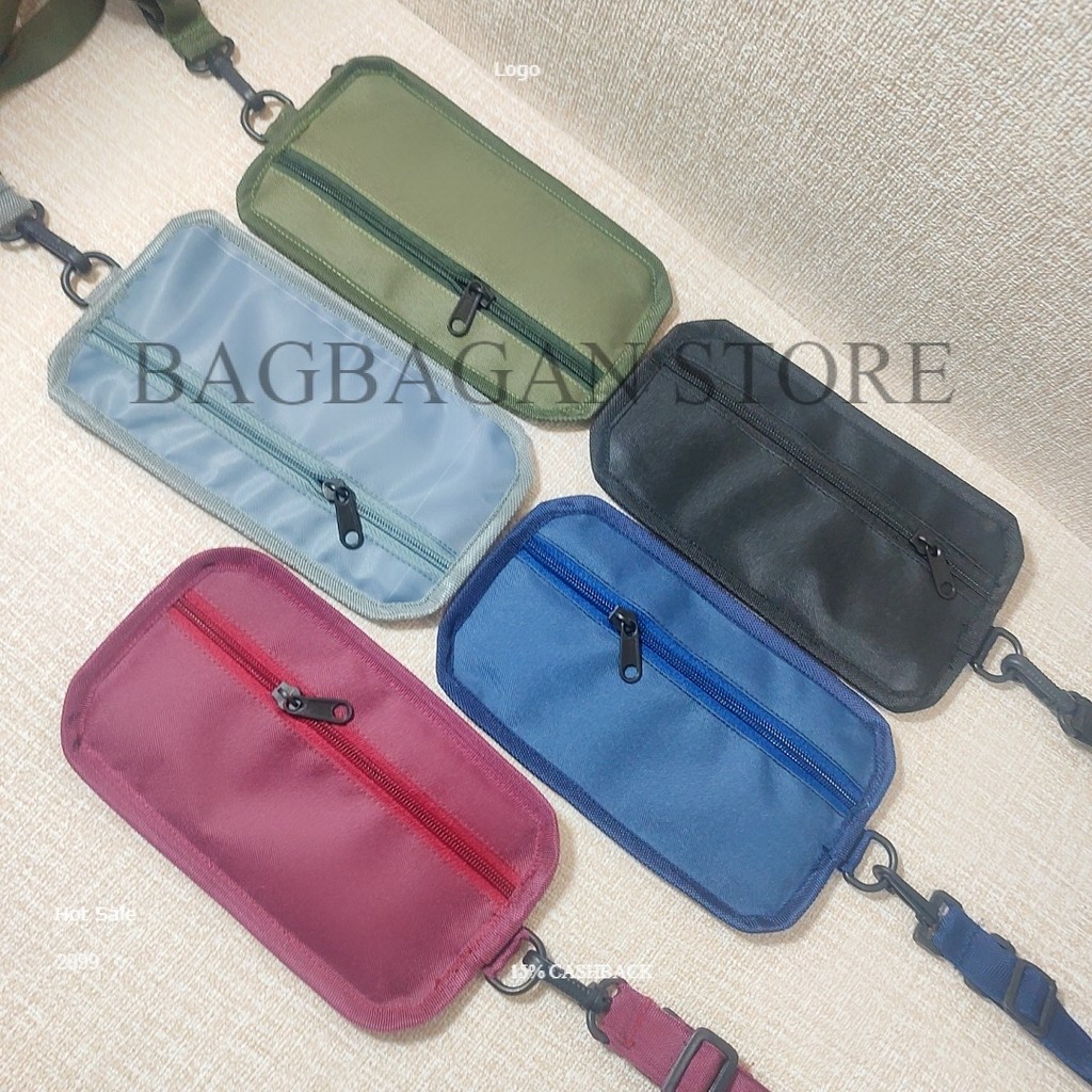 Grosir Dompet Hp Gantung Touchscreen Pakai Resleting / Hanging Wallet Id Card Holder Dompet Hp dompe