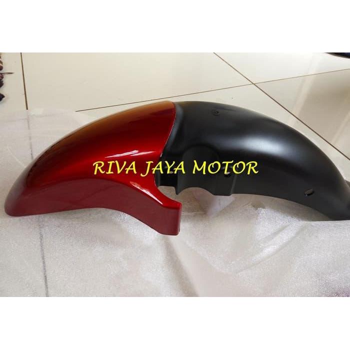SPAKBOR DEPAN MEGAPRO NEW, MEGA PRO PRIMUS 2006-2009 MERAH