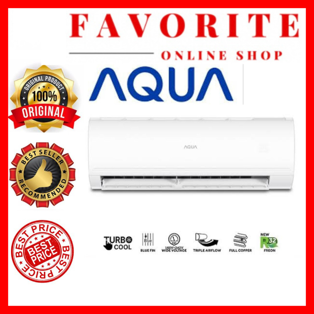 PS AC Aqua 1/2 PK Split 5000 BTU/H Garansi Resmi