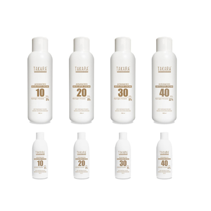 Takara Developer Cream 1000ml Keratin / HYdrogen Peroxide Profesional Advance