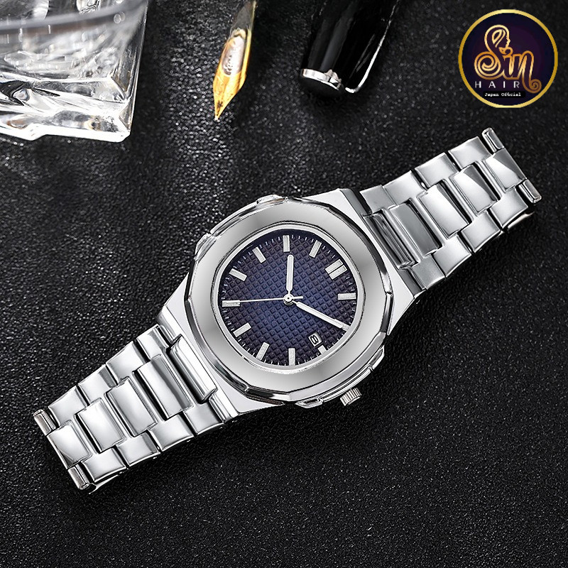 Jam Tangan Pria Men Watches Original Stainless Steel Golden Fashion Business