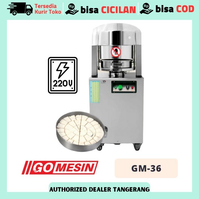 Dough Divider Mesin Pembagi Adonan Roti Otomatis Gomesin Gm-36