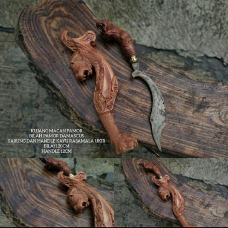 ZPS00039 Kujang Macan Pamor Damascus Exclusive Limiter Edition