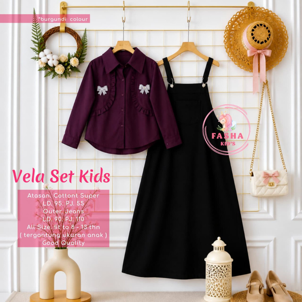 1105     VELA SET KIDS by fASHA KIDS FASHION