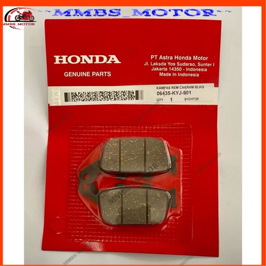Dispad Kampas Rem Belakang CBR 250R CBR 250 KYJ