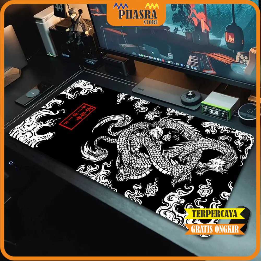 Maruige Mouse Pad Gaming Japanese Dragon Desk Mat - M34 -PHASRA-