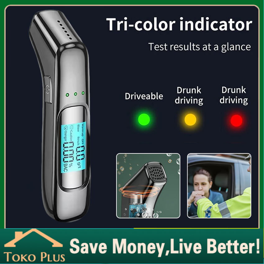 Alat Ukur Kadar Alkohol dlm tubuh Alkohol Tester Digital Analyzer Police Digital Alcohol Breath Test