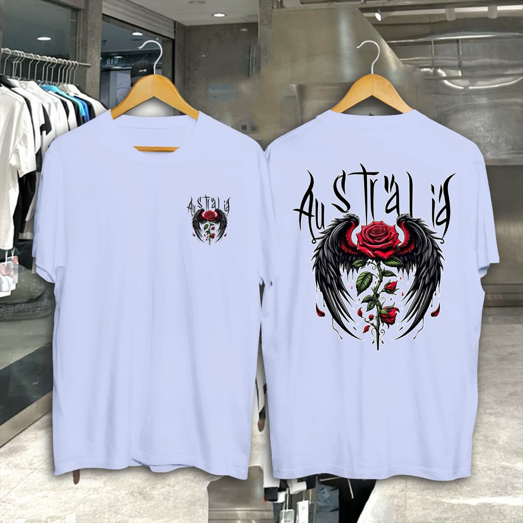 Kaos Oblong Pria Kaos Distro Dewasa / MAWAR