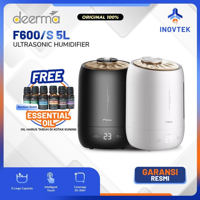 Deerma DEM F600 Air Humidifier - Pelembab Udara - F600 White