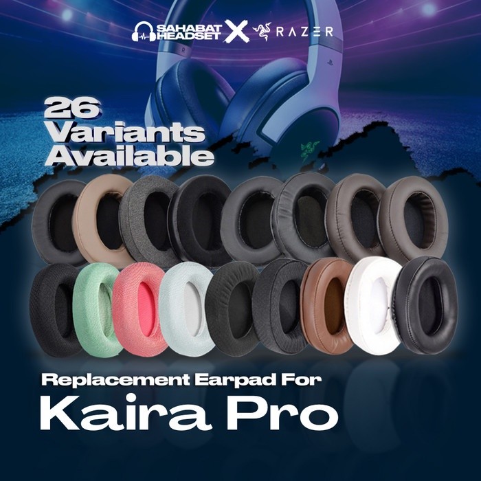 Earpad Earcup Earcushion Busa Bantalan Razer Kaira Pro Foam Pad