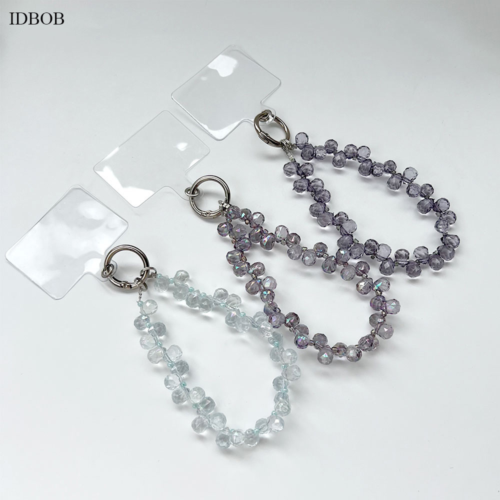 String Of Small Crystal Diamonds Necklace Strap Mobile Phone Chain Lanyard Mobile Phone Case Univers
