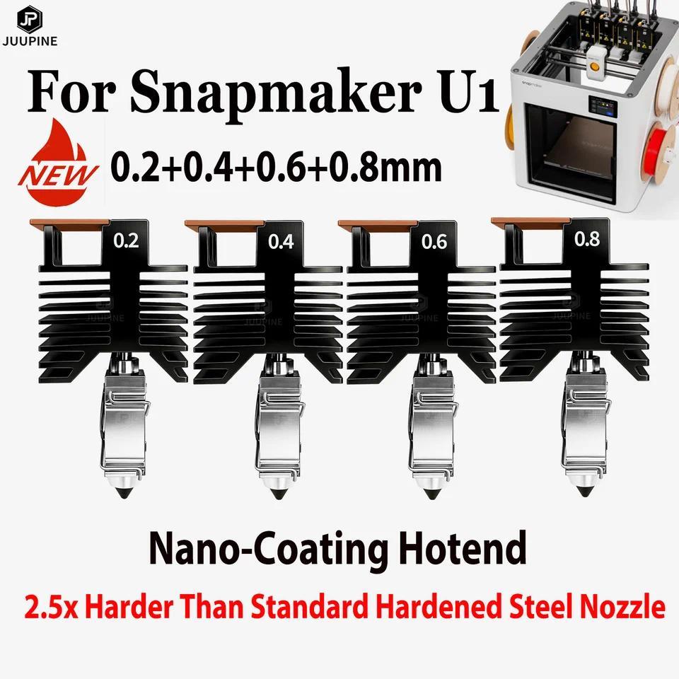 0.2/0.4/0.6/0.8mm Hotend for Snapmaker u1 Full Assembled Hotend Plug & Play Ceramic Block Kit  Snapm