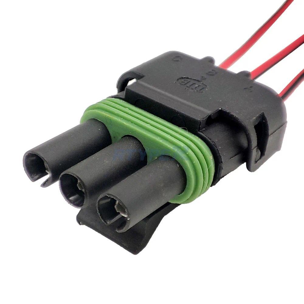 1510Set For 3 pin Male Plug Haltech MAP TPS Waterproof Automotive wire Connector For GM 12015793 120