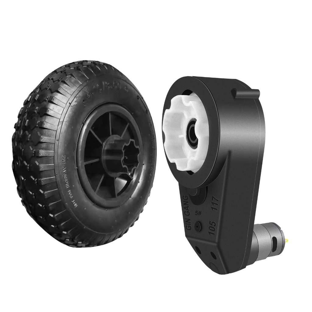1Pcs Gearbox Dinamo Mobil Aki Anak Gearbox Mainan Mobil Aki 24 Volt 16000 RPM 775 Motor Dengan Efek 