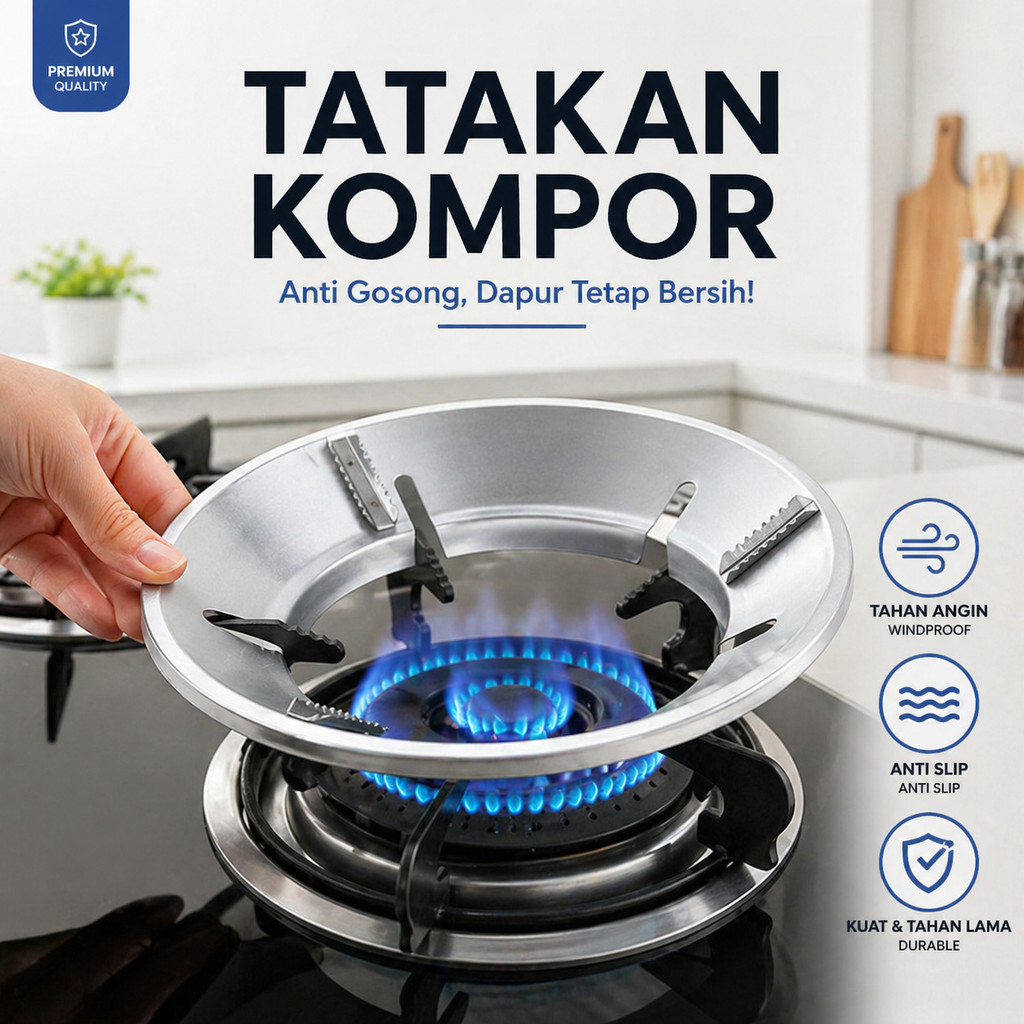 Vaken Tatakan Kompor Dapur Premium Anti Panas Anti Licin Alas Kompor Gas Praktis & Awet