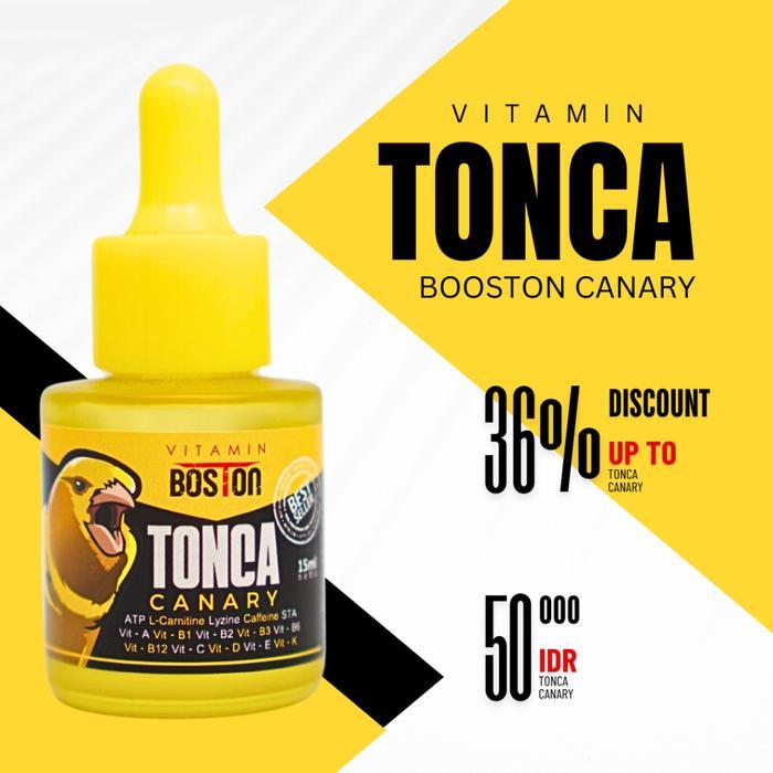 Vitamin Burung TONCA CANARY Booster Tonic Kenari Cepat Gacor Ternak Sehat