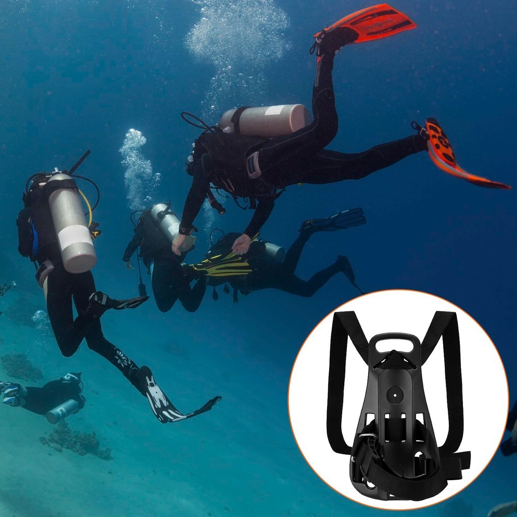 Ransel Tabung Scuba Diving 6-12L Bracket Tabung Oksigen  Adjustable Tas Gendong Tabung Snorkeling