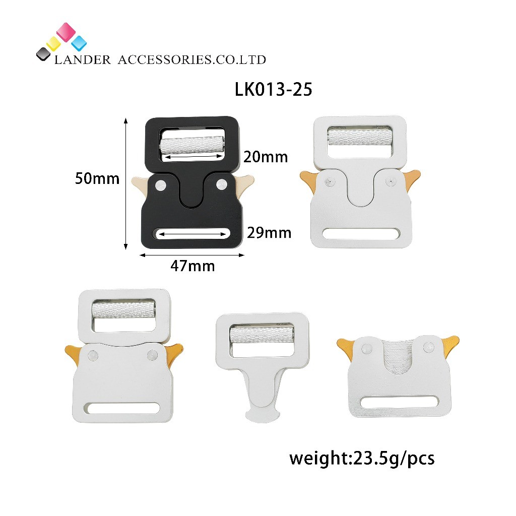 Buckle Gesper Sodok Metal Alu Ringan Kuat LANDER / Buckle / LK-013 / 25mm