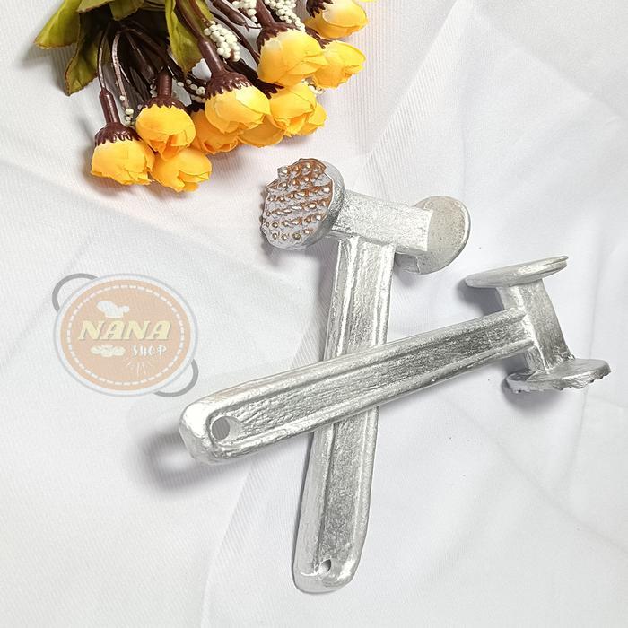 Ready Palu Daging Alat Gepuk Pelunakan Daging Kuat Bagus Besi Kitchenware