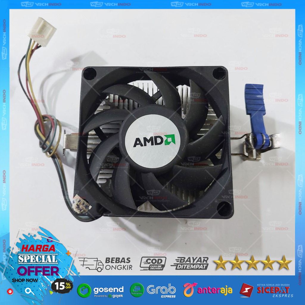 Fan Heatsink Processor AMD AM2 / AM3 / FM1 / FM2 / FM2+ / AM4 / CPU Fan Cooler 