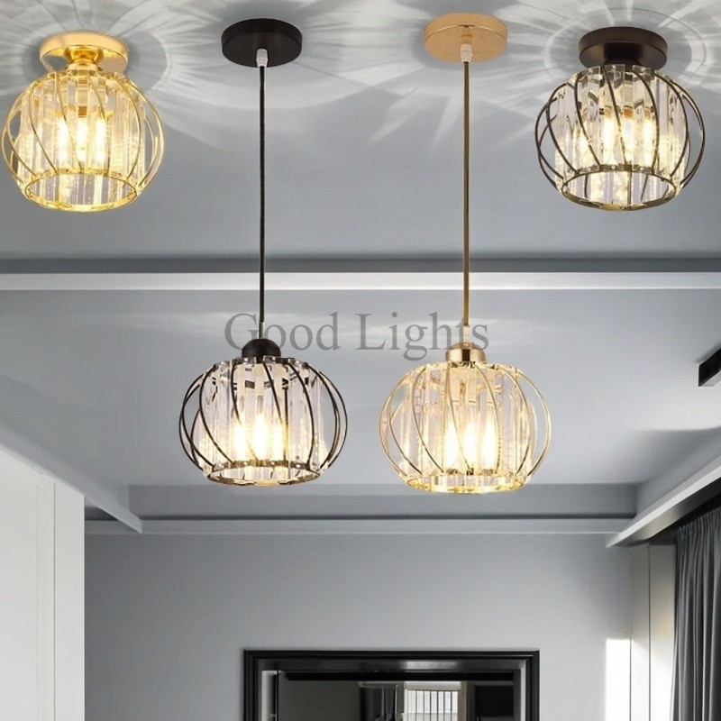 Lampu Plafon kristal Ceiling Minimalis Lampu kristal plafon rumah modern Untuk Ruang Tamu Kamar Tidu