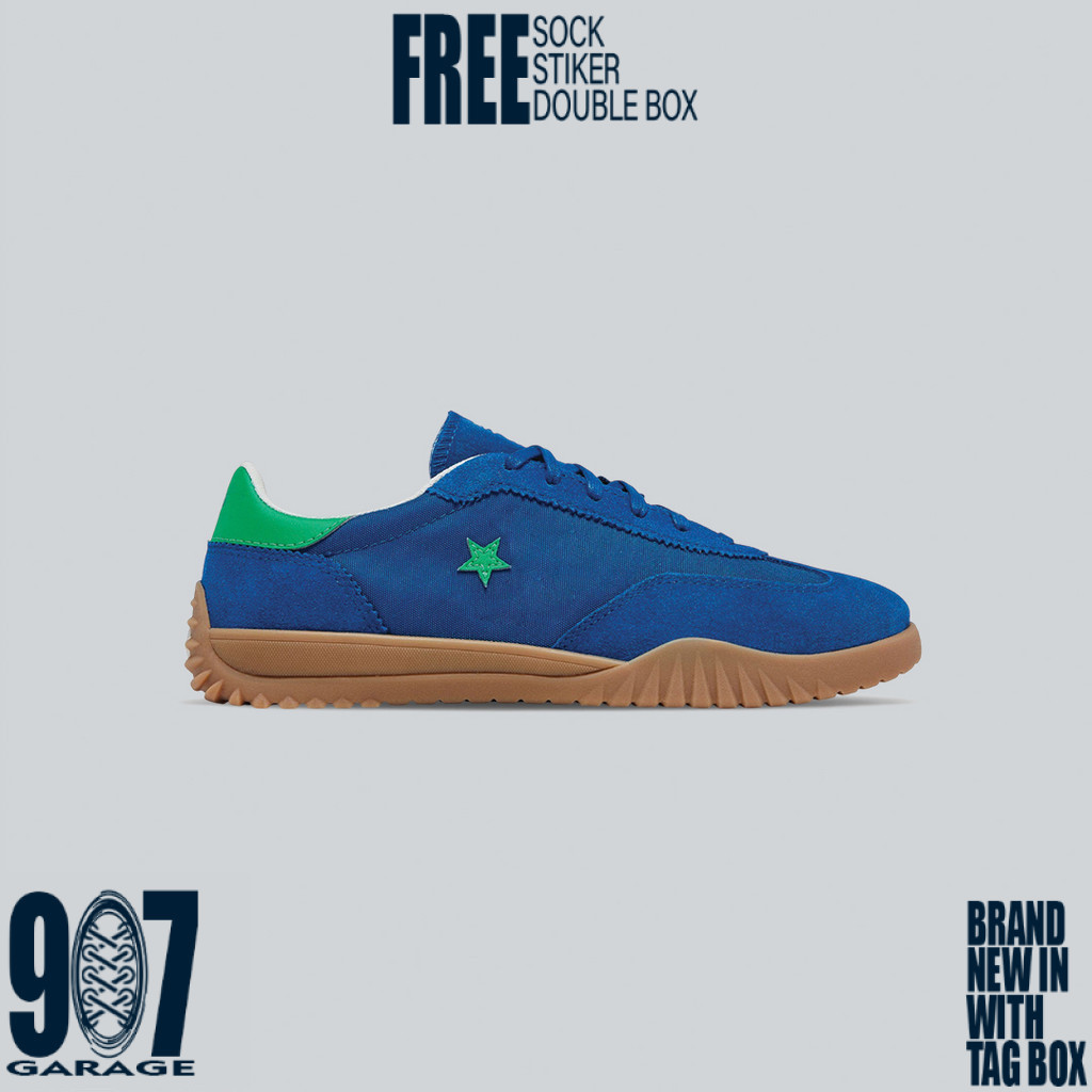 Converse Run Star Trainers Blue Apex Green