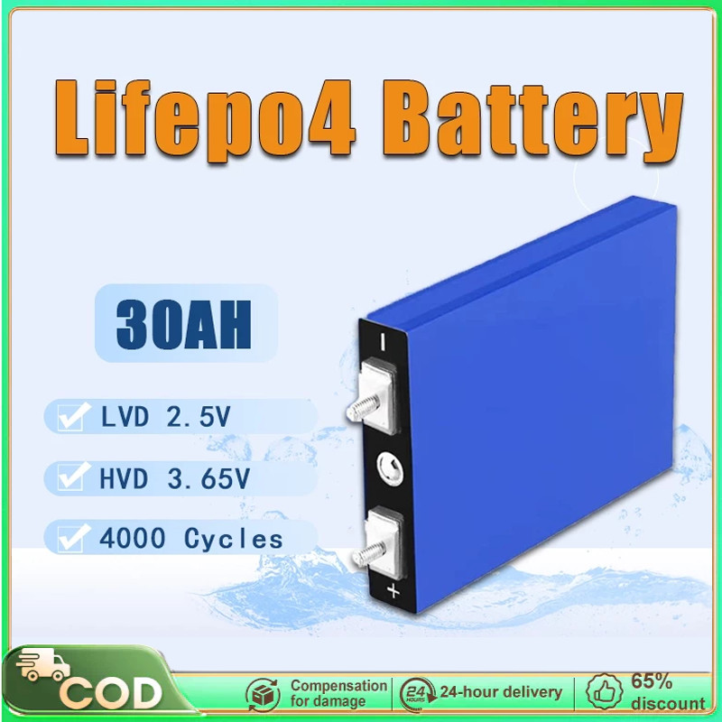 3.2V 30Ah CATL/BYD-Baru 100% Lifepo4 Baterai BMS UPS Baterai Lifepo4 3.2V 27Ah Elektrik Baterai Lith