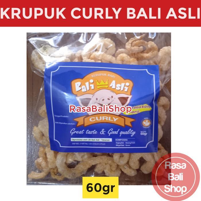 RAMBAK BABI, KRUPUK KULIT BABI BALI ASLI, KRUPUK BALI ASLI, KERUPUK - Kulit 60gr