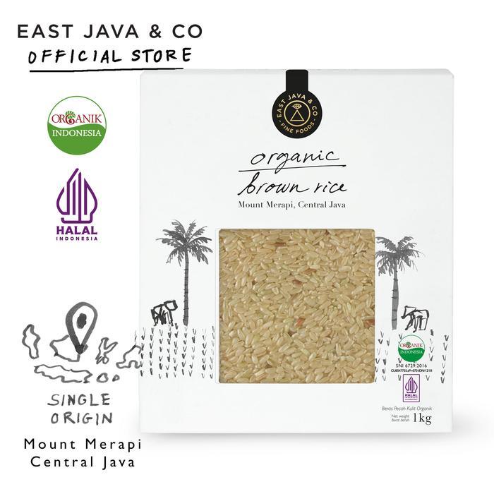 East Java & Co Organic Brown Rice - 1000g (Beras Coklat Organik)