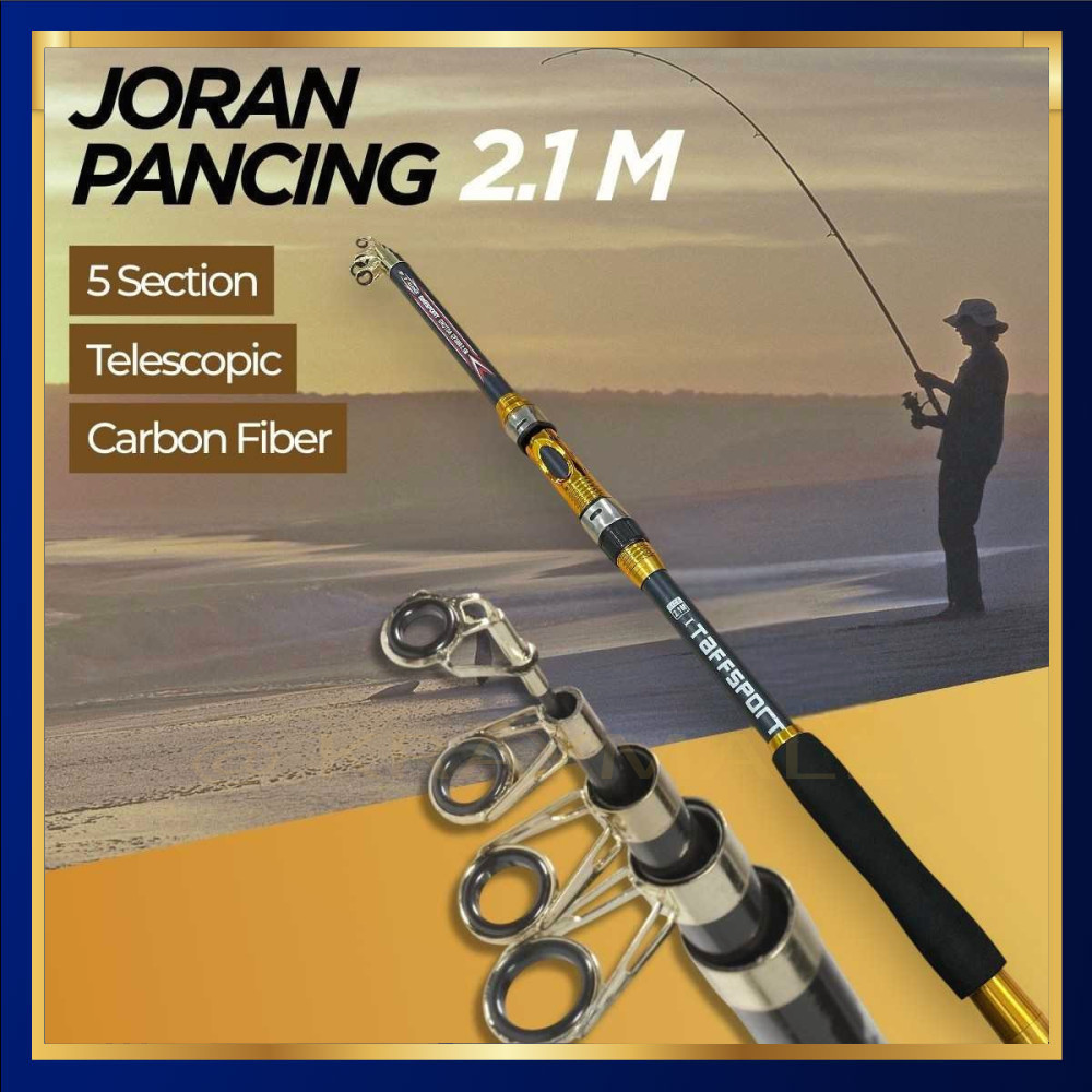 Joran Pancing Antena Portable Carbon Fiber Rod - M/5/M/6