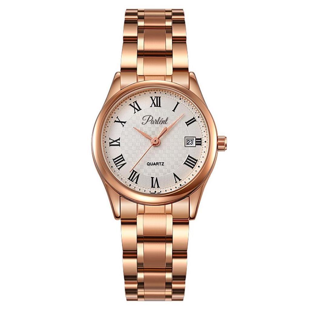 Parlent Luna - Jam Tangan Wanita 28mm, Japan Quartz Movement, Waterproof 3ATM (30M), Stainless Steel