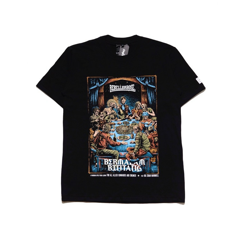 Tshirt REBELLION ROSE - BERMALAM BINTANG Original