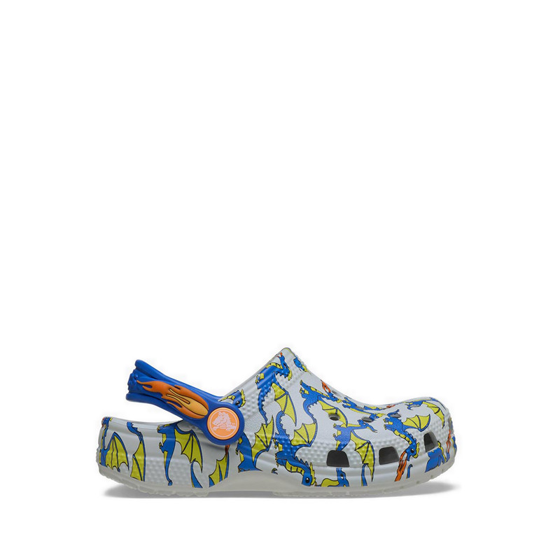 Crocs Classic Dragon Graphic Toddler Clog - Atmosphere