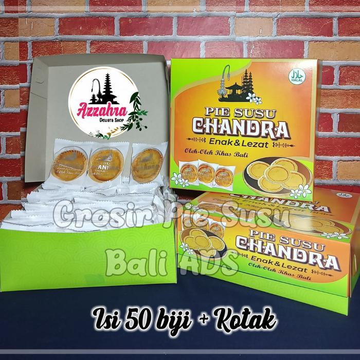 PIE SUSU CHANDRA isi 50pcs + Kotak Chandra