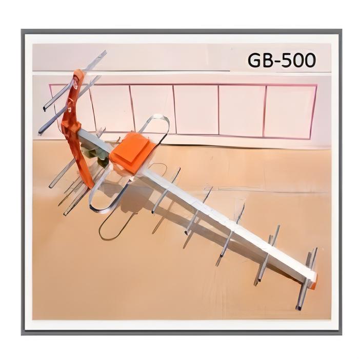 SERVESET Antenna Digital UHF Global GB-500 TV antena luar GB 500 Kabel 15meter - Antena Saja