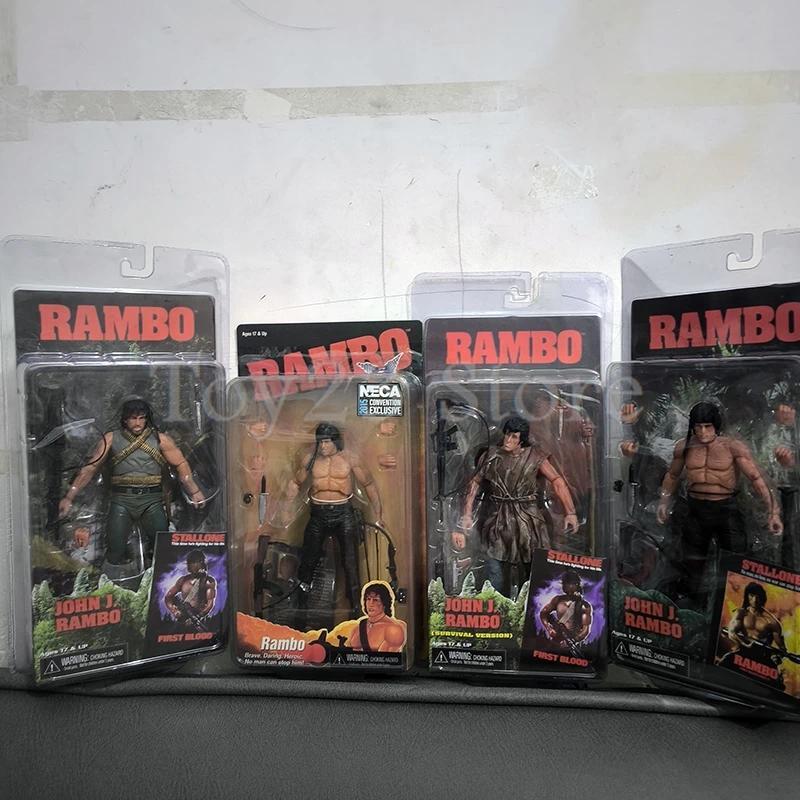NECA Figure First Blood John J Rambo Action Figure Collectible Model Special Forces Soler NECA Toys 