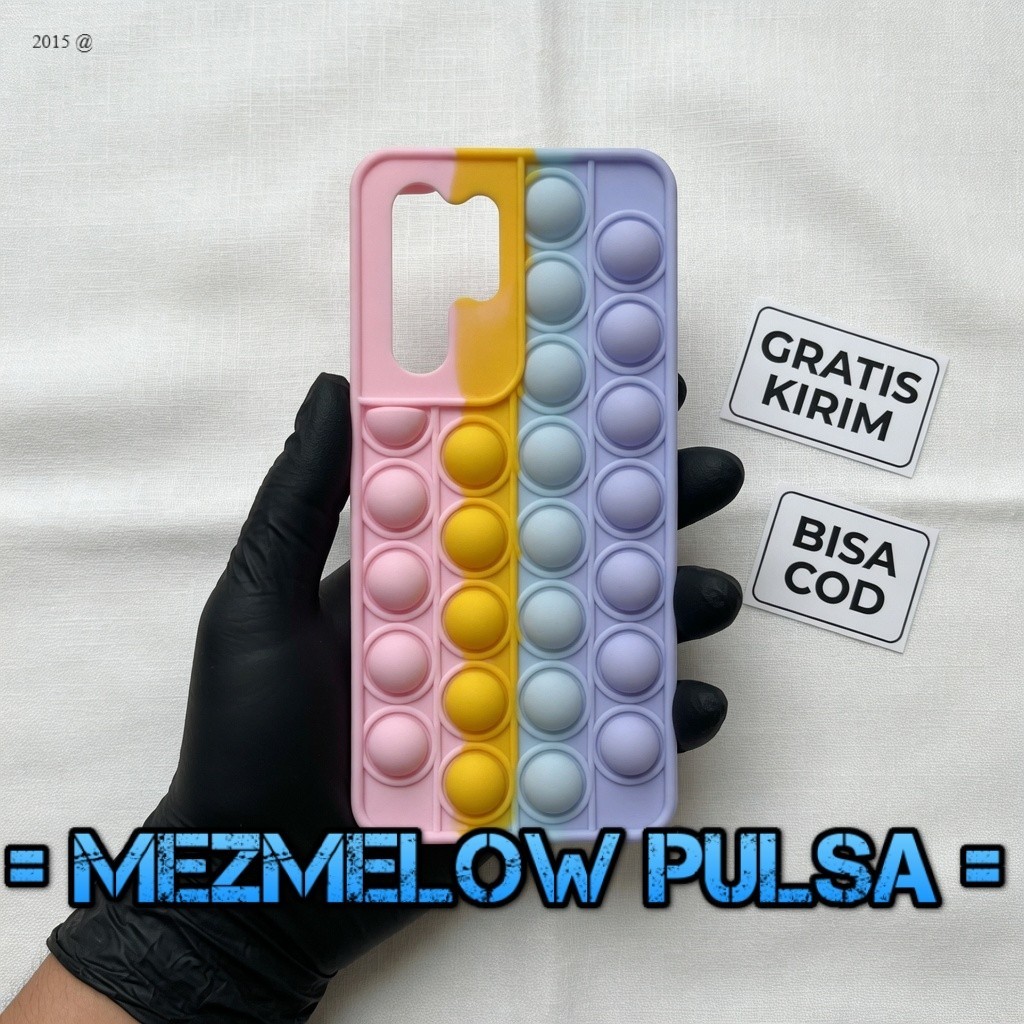 Casing Case Lembut POP IT Rainbow Caseng SAMSUNG S21 ULTRA