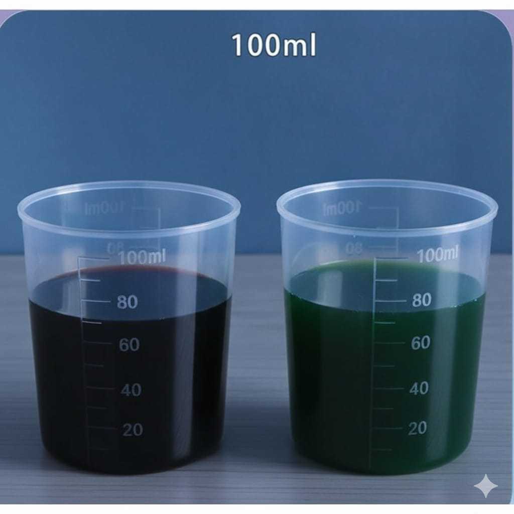 Gelas Takar Obat Cairan 100ml - Gelas Pengukur Takaran Air 100ml - Takaran Obat Cairan 100ml