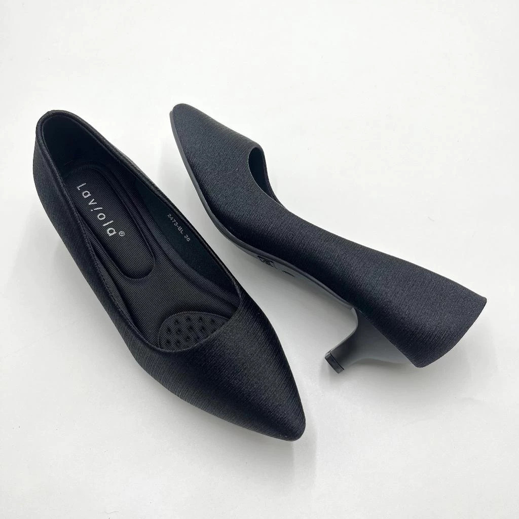 Laviola 2473 FFS - Sepatu Pantofel Wanita Hak  3cm