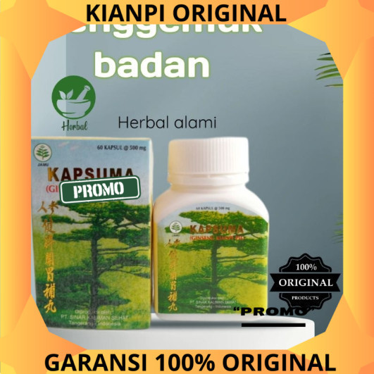 Paling Banyak Dicari - ( Kianpi 100% Original Asli ) RECENT SL  KIANPI GINSENG HERBAL PIL BPOM TERPE