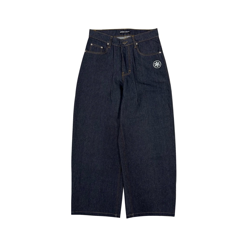 Raw Denim Baggy Pants Moodday Project Indigo