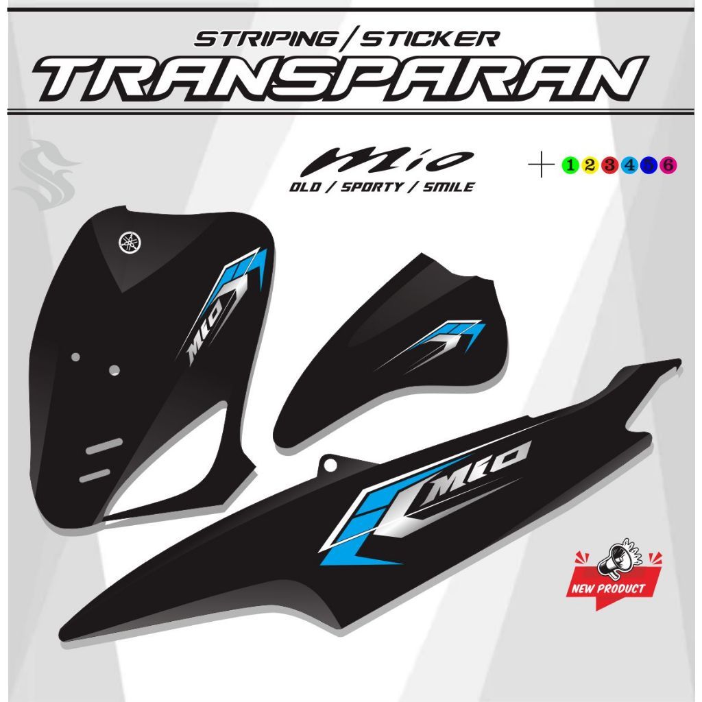 STRIPING LIS TRANSPARAN MIO OLD MIO SPORTY VARIASI STRIPING